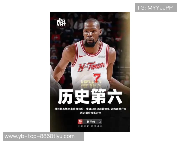 杜兰特金鸡独立后仰得分追平诺维茨基并列NBA历史第六位